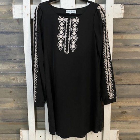 Little Black Dress with Boho Vibe - Picture 1 of 9